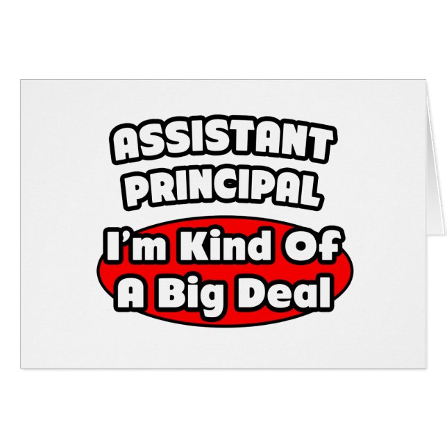 Principal adjoint...Big Deal (Devant horizontal)