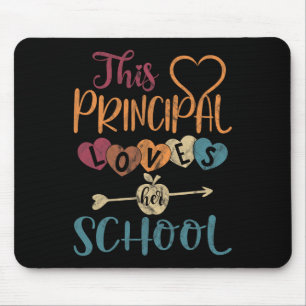 Principal houdt van haar schoolleraar Fun Principa Muismat