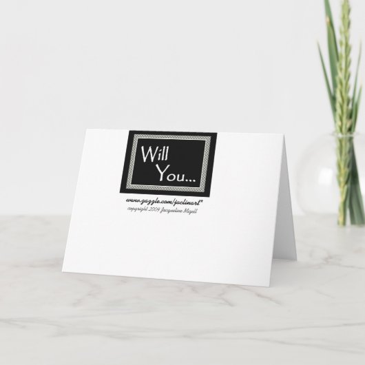 PRINCIPAL PARRAINAGE Invitation de mariage (Dos)