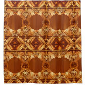 Principal rideau de douche rustique de pays (Devant)