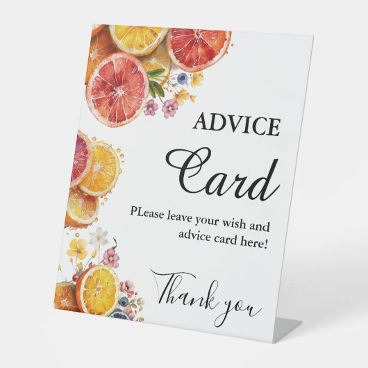 Principal Squeeze Citrus Conseils panneau de douch (Recto)