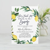 Principale invitation à la douche de couronnes (Debout devant)