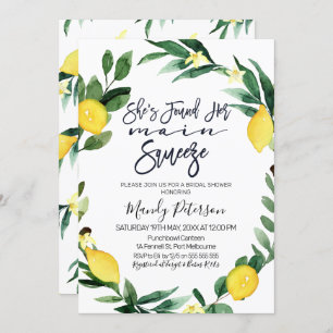 Principale invitation à la douche de couronnes