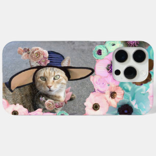 PRINCIPE TATUS/ELEGANT CAT, BIG DIVA-PET EN -ROZEN iPhone 15 PRO MAX HOESJE
