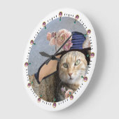 PRINCIPE TATUS/ELEGANT CAT, BIG DIVA-PET EN -ROZEN GROTE KLOK (Hoek)