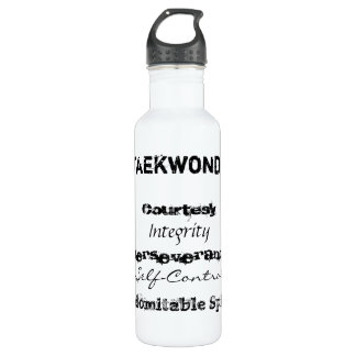 Principes de bouteille d'eau du Taekwondo
