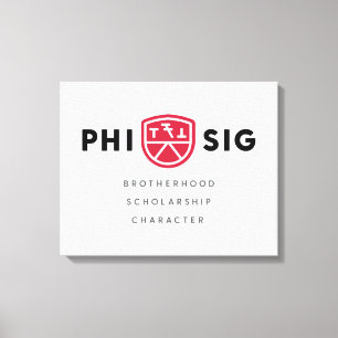 Principes van Phi Sigma Kappa Canvas Afdruk
