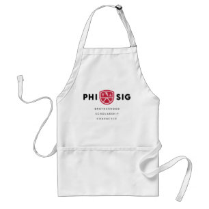 Principes van Phi Sigma Kappa Standaard Schort