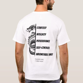 Principes van Taekwondo T-Shirt