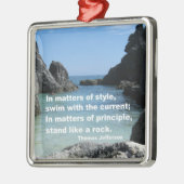 Principieel ... metalen ornament (Links)