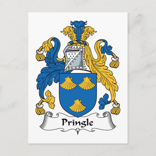 Pringle Family Crest Briefkaart (Voorkant)