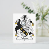 Pringle Family Crest Briefkaart (Staand voorkant)