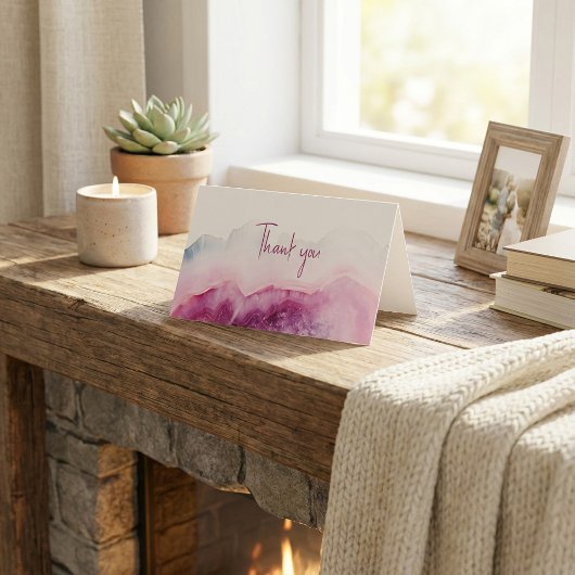 Prink luxe steen effect dank u kaart