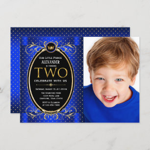 Prins 2e verjaardag kaart