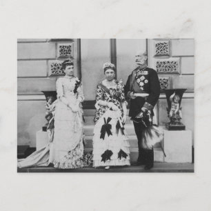 Prins Alexander van Hesse met zijn gezelschap Juli Briefkaart