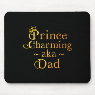 Prins charmatie pap Shirt Krown Birthday Fathers D Muismat