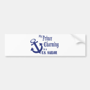 Prins Charming is een zeeman Bumpersticker