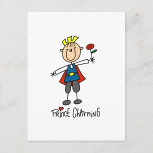 Prins Charming Tshirts en Gifts Briefkaart