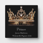 Prins Crown Pageant Plaque Fotoplaat (Voorkant)