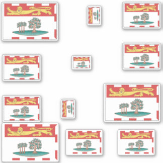 Prins Edward Island Vlaggen Grafisch Sticker