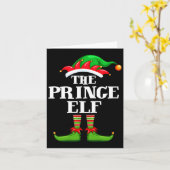 Prins Elf Matching Family Group kerstparty P Kaart (Gele Bloem)