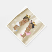 Prins en Prinses Baby shower Servetten (Hoek)