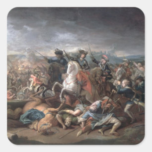 Prins Eugene van Savoy op het Siege van Vierkante Sticker