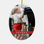 Prins George van Cambridge Keramisch Ornament (Voorkant)