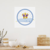 Prins George van Cambridge Pillow en Crown Poster (Keuken)