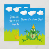 Prins kikker 3,5 x 5 inch (Voorkant / Achterkant)