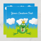 Prins kikker 5,25 x 5,25 inch (Voorkant / Achterkant)