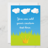 Prins kikker 5,5 x 7,5 inch (Achterkant)