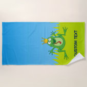 Prins kikker strandlaken (Voorkant)