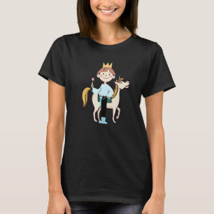 Prins Koning Paard Schattig T-shirt