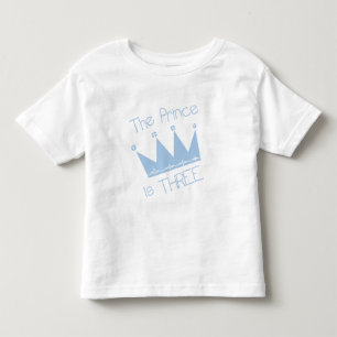 Prins Kroon 3e Verjaardag Tshirts en geschenken