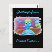 Prins Marvin op Brita's winkel Briefkaart (Voorkant / Achterkant)