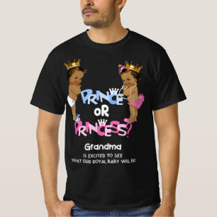 Prins of prinses Grandma Ethnic Gender Reopenbaarm T-shirt