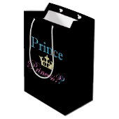 Prins of prinses? medium cadeauzakje (Achterkant Gekanteld)