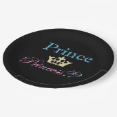 Prins of prinses? papieren bordje (Gekanteld)