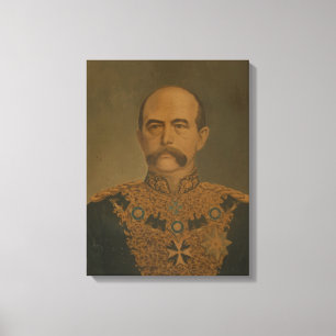 Prins Otto von Bismarck in het uniform van Diploma Canvas Afdruk