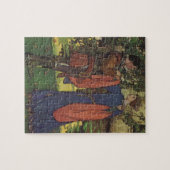 Prins ridder glanzende wapenrusting prinses held u legpuzzel (Horizontaal)