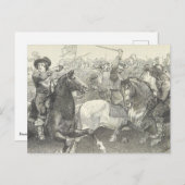 Prins Rupert in de Slag bij Edgehill Briefkaart (Voorkant / Achterkant)