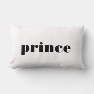 Prins typografie voor hem slaapslaapslaapkamer, ku kussen