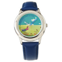 PRINS VAN WALVISSEN KIJKEN NAAR KINDER HORLOGE