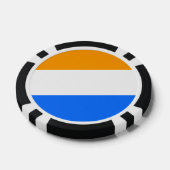 Prins vlag pokerchips (Enkel)