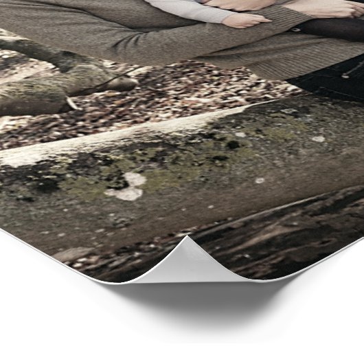 Prins William en familie dec 2018 gestileerd Poster (Hoek)