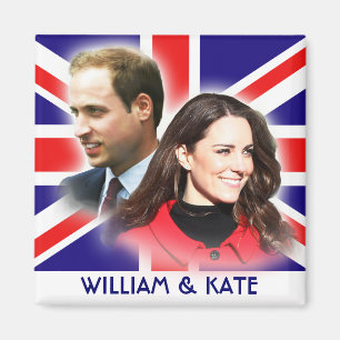 Prins William & Kate Middleton Magnet Magneet