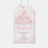 Prinses 4e verjaardagsfeestje voor Labels Cadeaulabel (Voorkant)