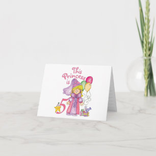 Prinses 5e verjaardag uitnodigingen