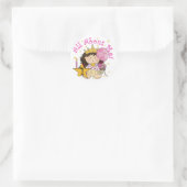 Prinses Alles over mij 1e verjaardag Tshirts Ronde Sticker (Tas)